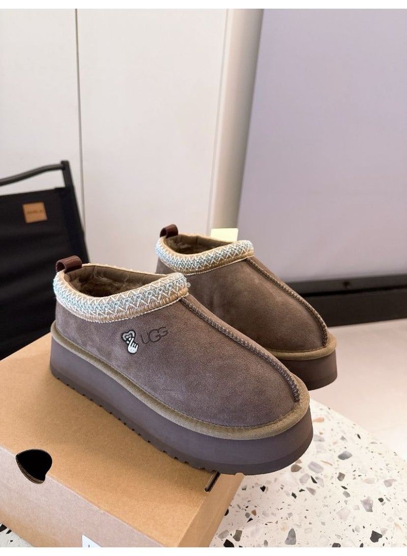 UGG Tazz Love women's platform Slipper - Chestnut - Image 2